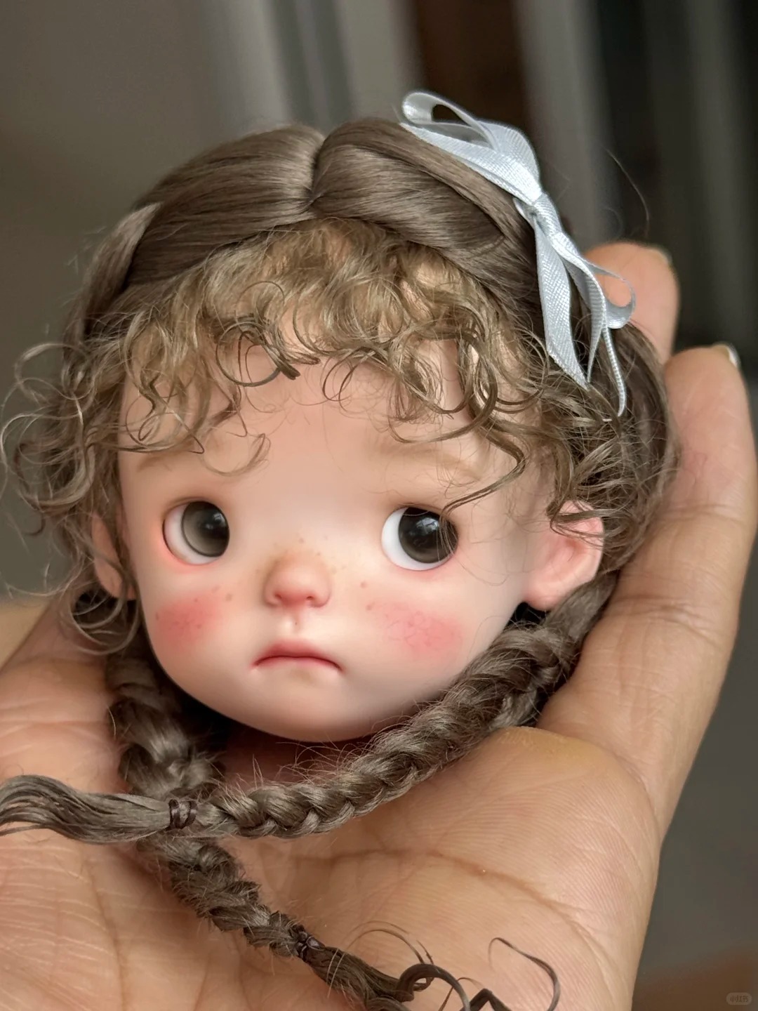 Beauty Makeup Girl - Cabeza de Muñeca BJD SD 1/6