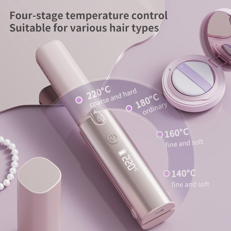 Hair Straightener - Cepillo Alisador Inalámbrico Portátil con Carga