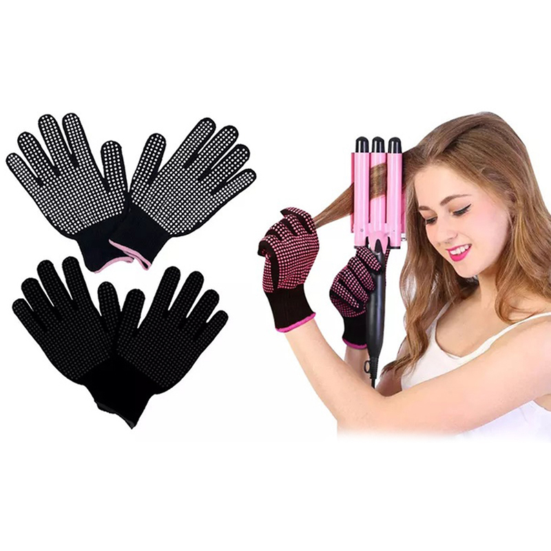 Hair Straightener - Guante de peluquería de doble cara