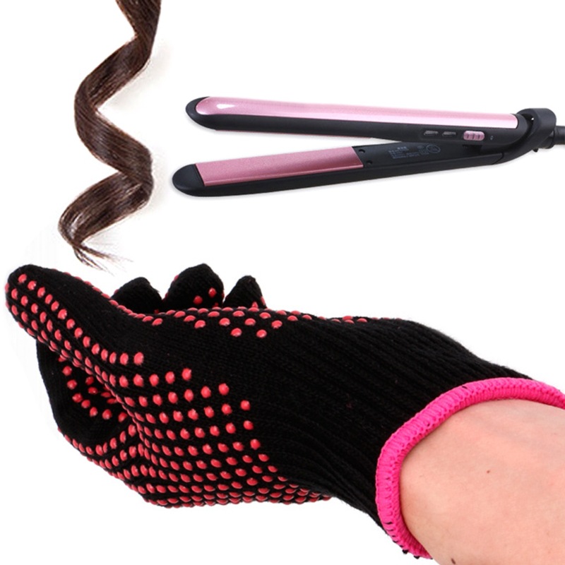 Hair Straightener - Guantes Resistentes al Calor para Peinar