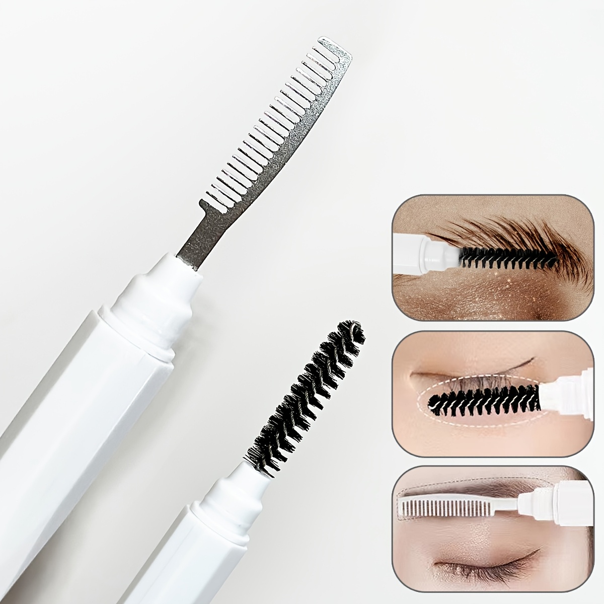 Beauty Makeup Store - Peine de doble cabezal para cejas