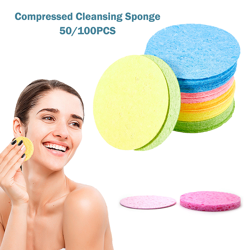 Beauty Makeup Store - Esponja de limpieza Facial de celulosa