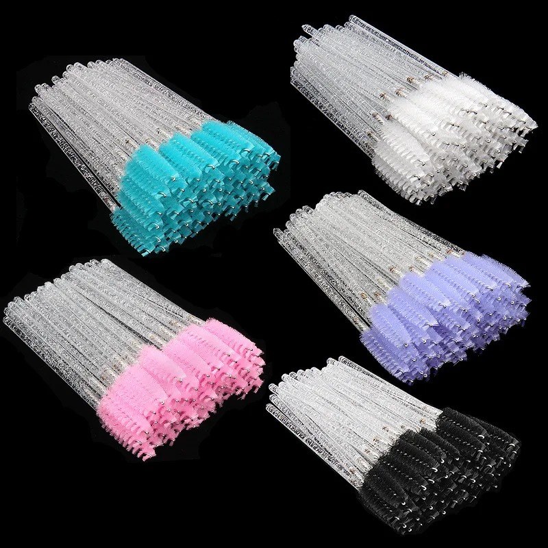 Beauty Makeup Store - 50 cepillos desechables de cristal para