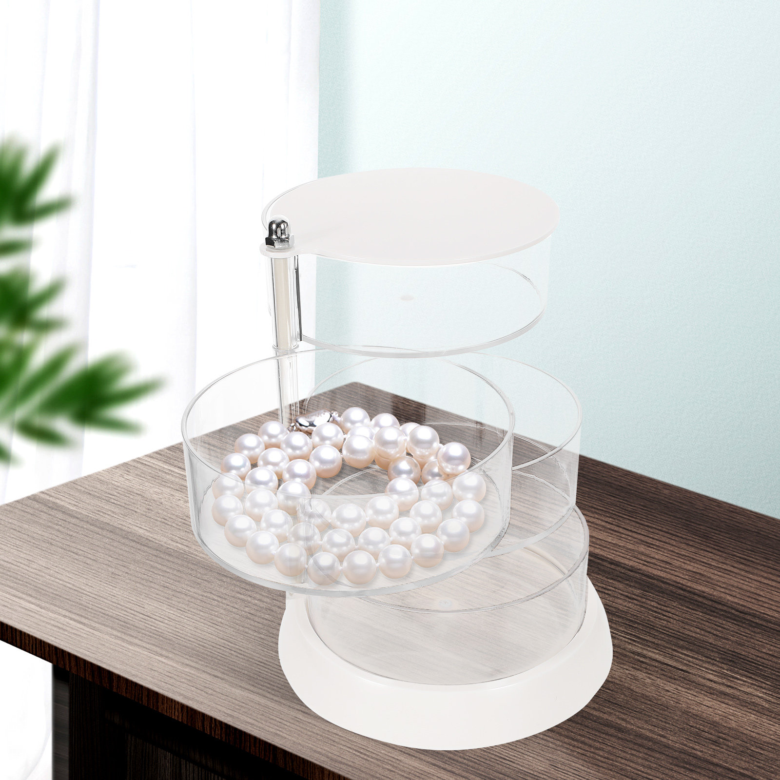 Beauty Makeup Vanity - Organizador de Maquillaje Giratorio de 4