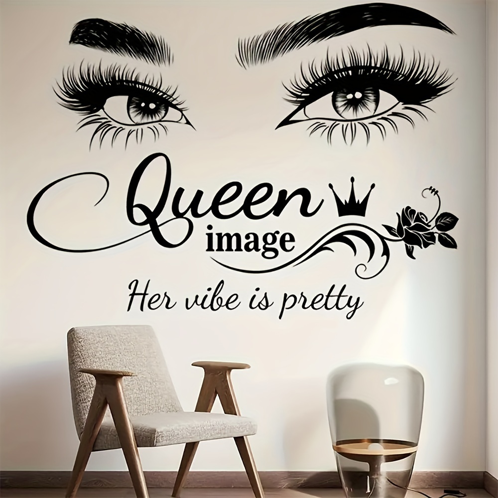 Beauty Rose Makeup - 2 piezas de calcomanías de pared