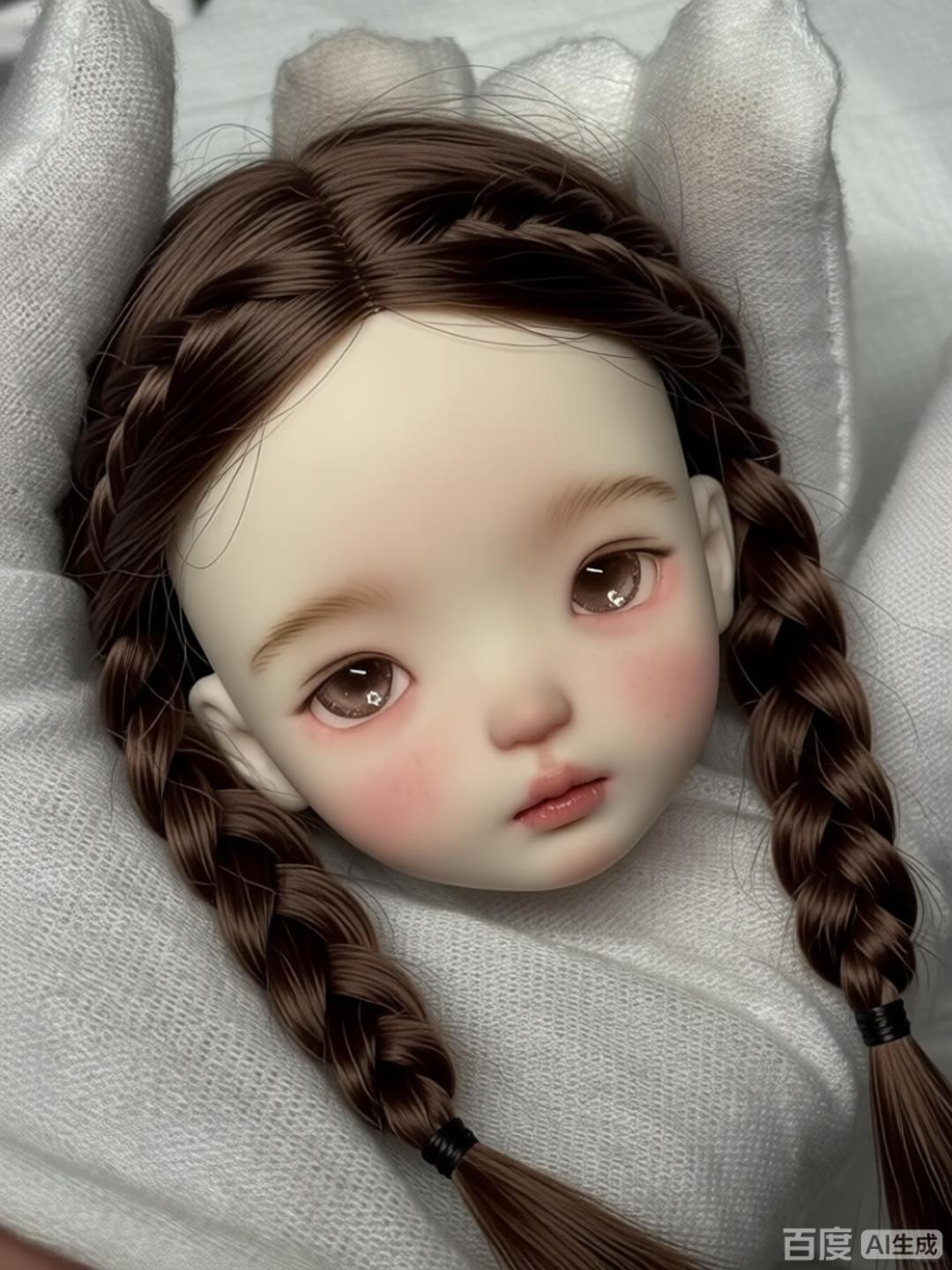 Beauty Makeup Girl - Cabeza de Muñeca BJD SD a