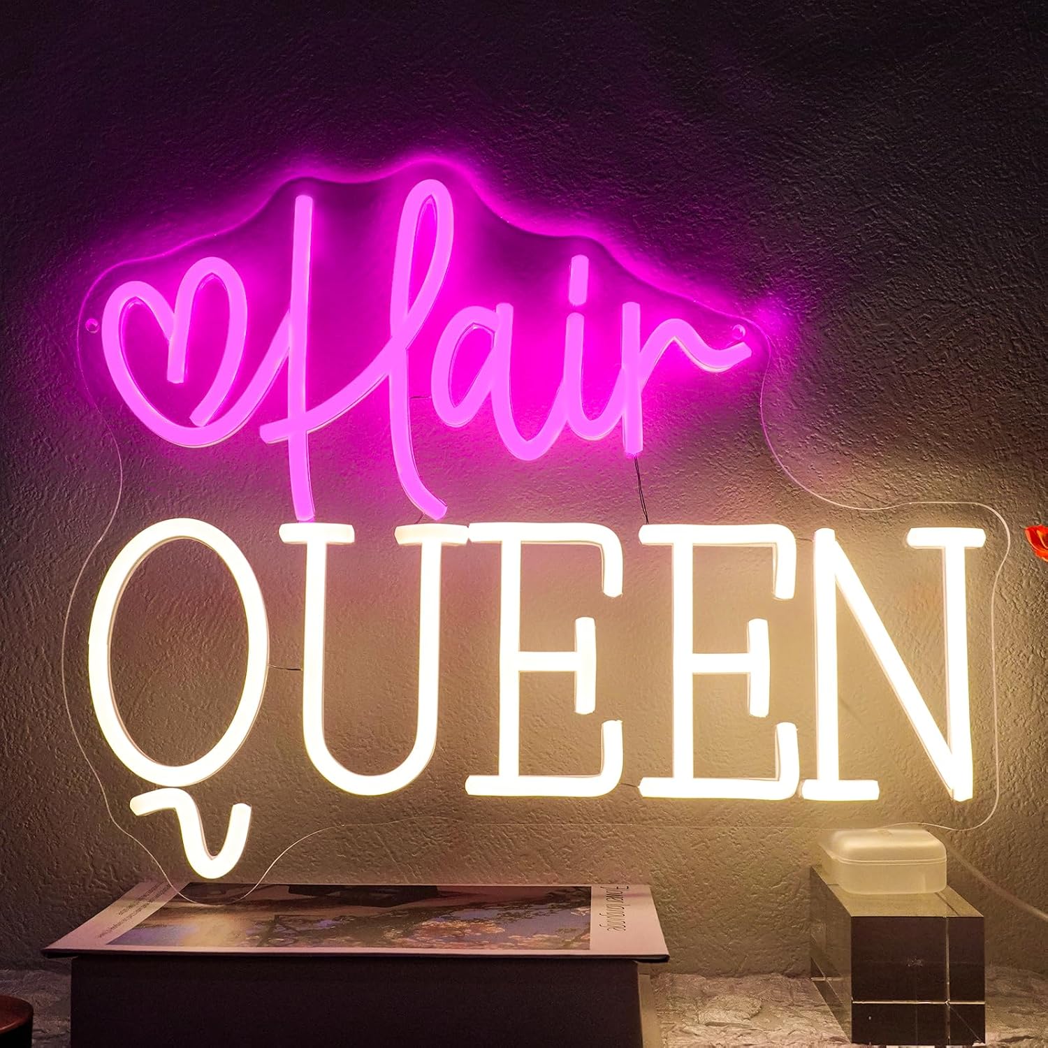 Letrero Luminoso LED de Neón c - Beauty Queen Makeup Studio reseña y precio