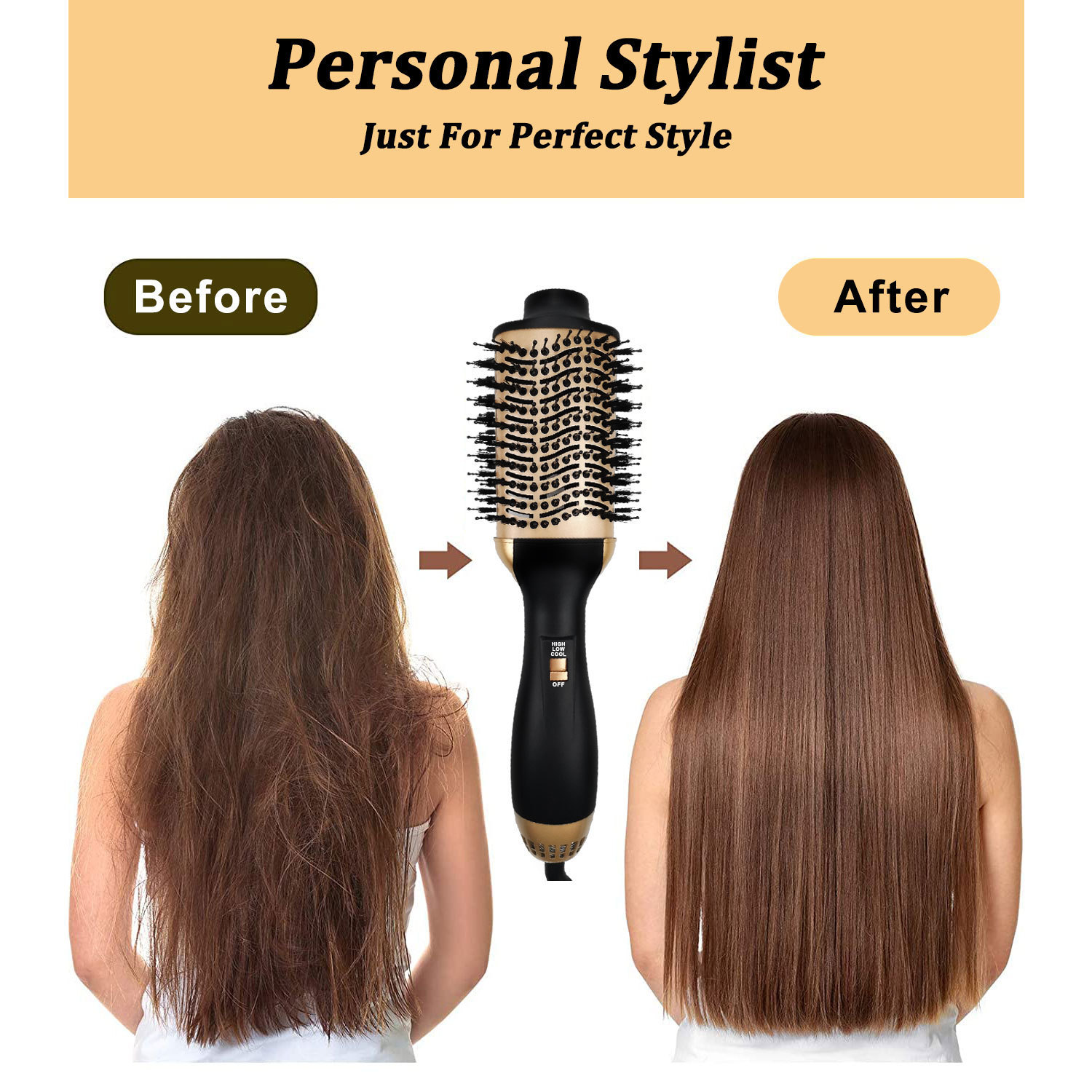 Cepillo de aire caliente para  - Hair Straightener reseña y precio