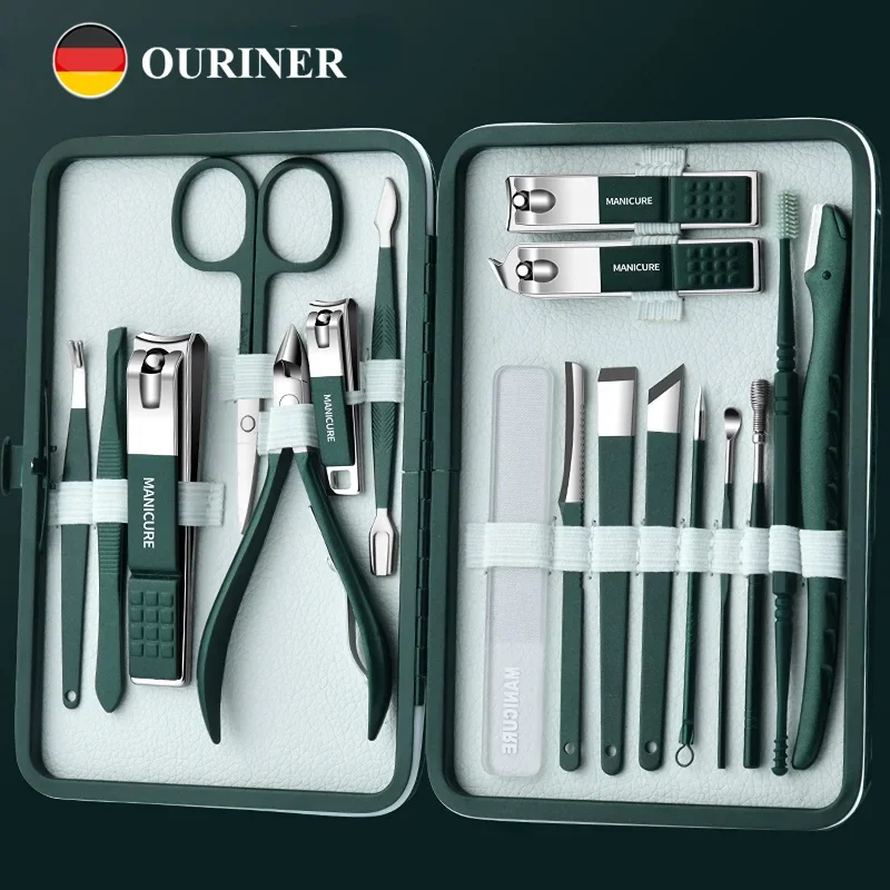 Ouriner-Juego de cortaúñas de  - Beauty Makeup Tools Set reseña y precio