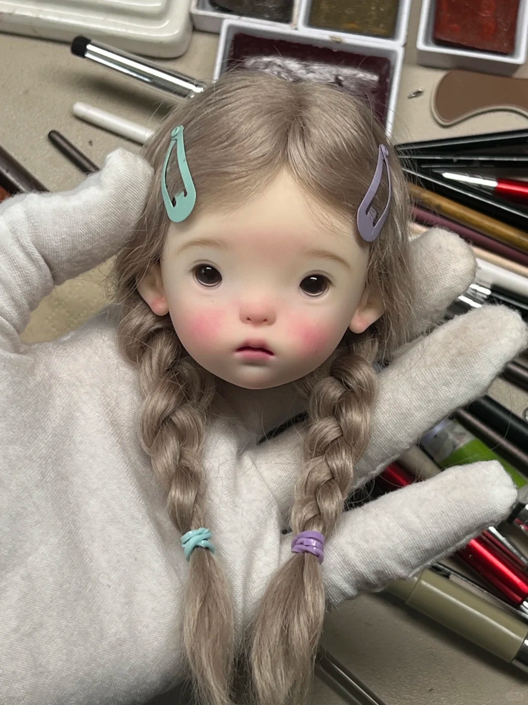 SD BJD Doll 1/6 Landoudou Head - Beauty Makeup Girl reseña y precio