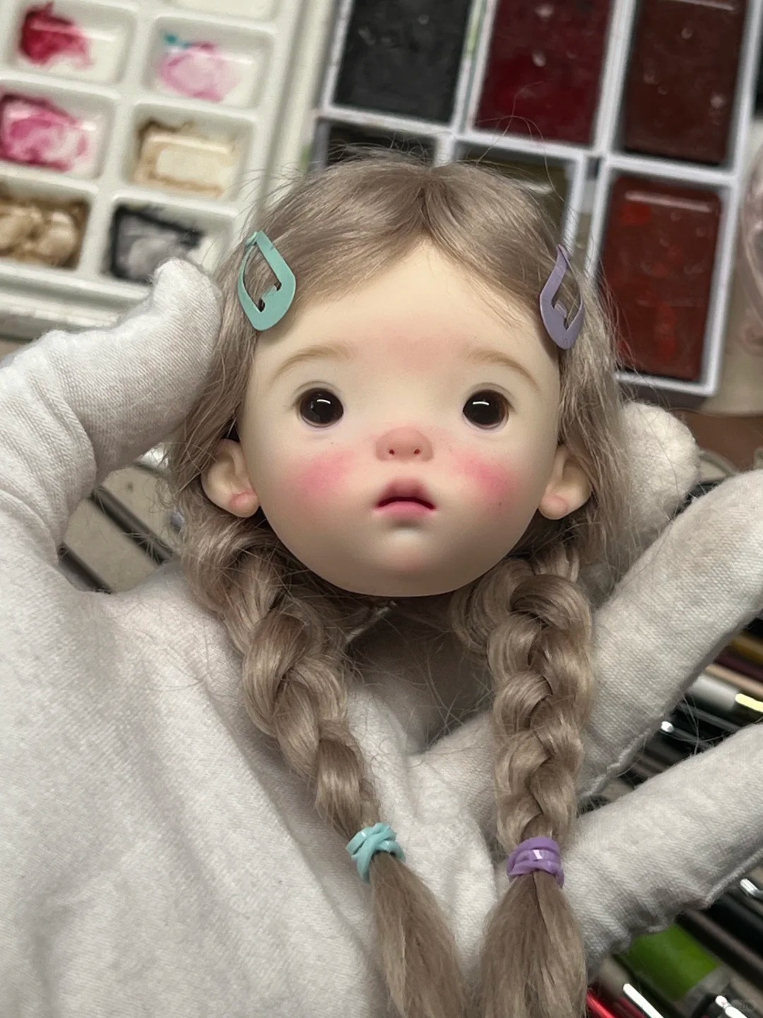 SD BJD Doll 1/6 Landoudou Head - Beauty Makeup Girl reseña y precio