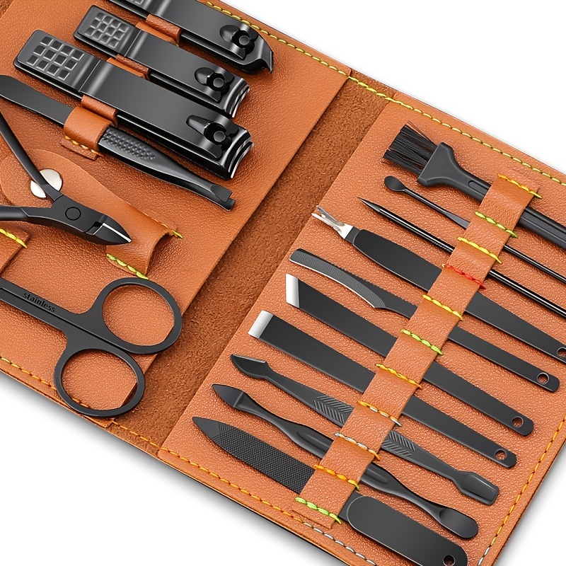 Juego de cortaúñas marrones de - Beauty Makeup Tools Set reseña y precio