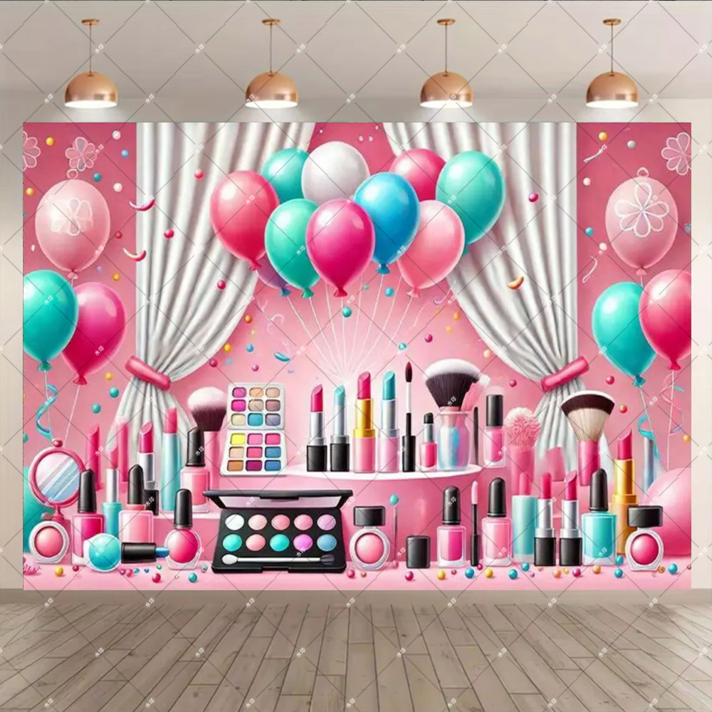 Fondo de cartel personalizado  - Beauty Makeup Girl reseña y precio