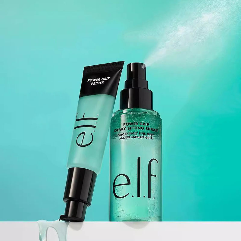 Elf maquillaje Power Grip Dewy - Makeup Fixing Mist reseña y precio
