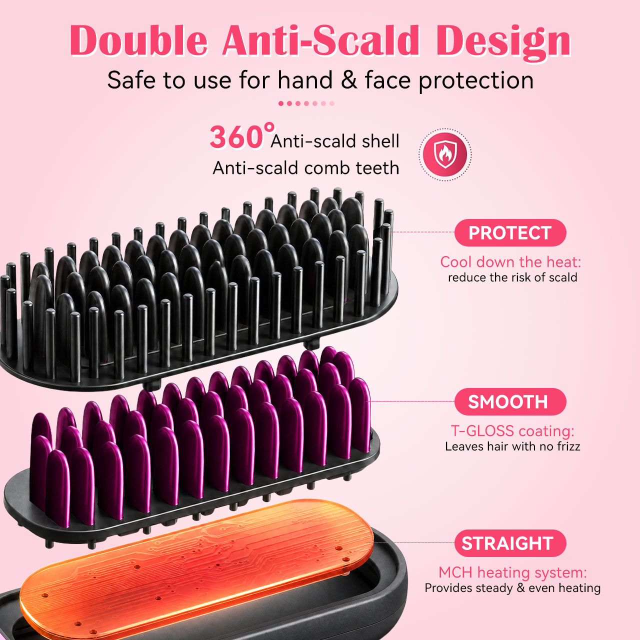 Peine Alisador de Cabello Port - Hair Straightener reseña y precio